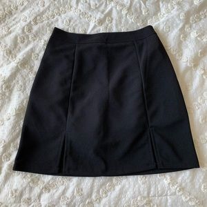 Black Mini Skirt w/ slits